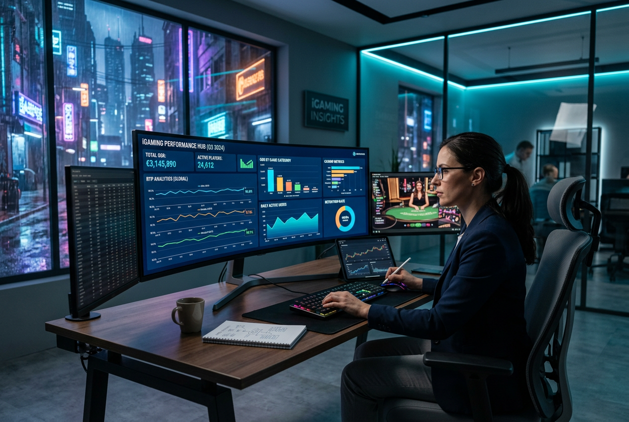 Ekspert analizujący statystyki kasyn online