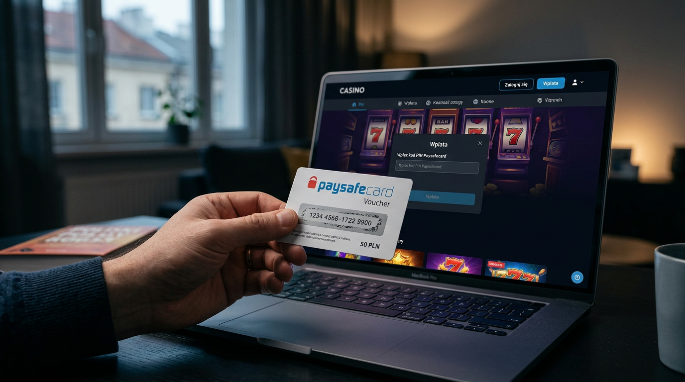 Nowoczesny gracz korzystający z Paysafecard w kasynie online