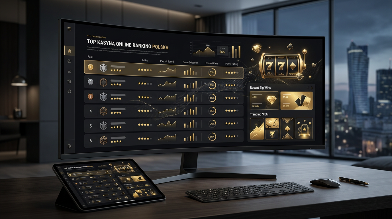 Ekspercki ranking najlepszych kasyn online 2026