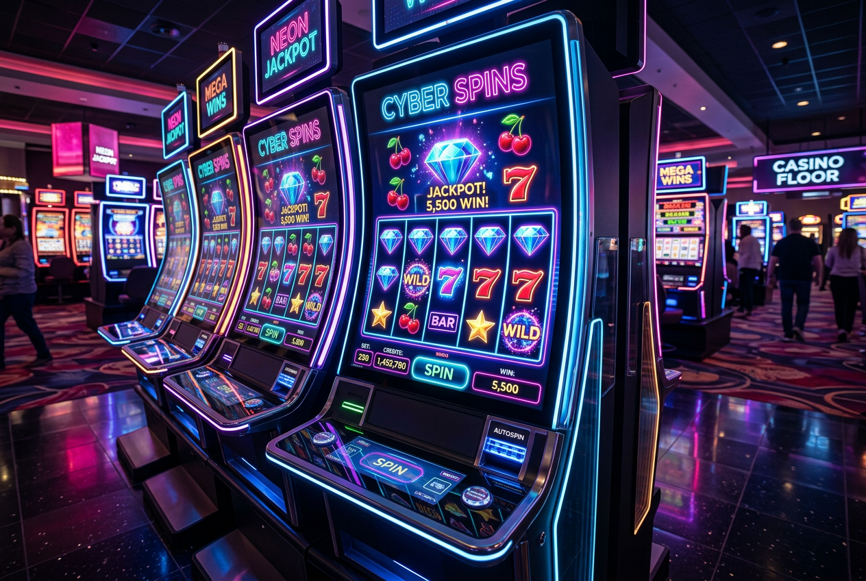 Nowoczesne automaty do gier online z efektami 3D i jaskrawą grafiką